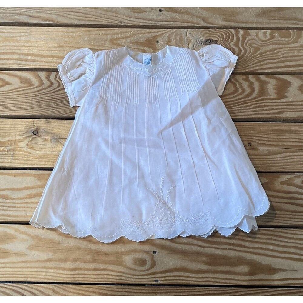 Tiny Tots Infants Vintage Dress Size 1 Light Pink
